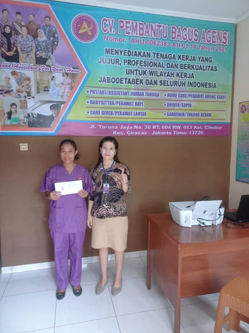Jasa Penyalur Asisten Rumah Tangga CV.PEMBANTU BAGUS AGENSI Di Bekasi Jawa Barat